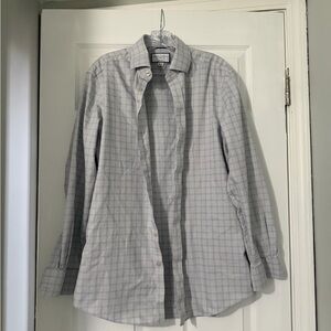 Charles Tyrwhitt Gray Plaid Shirt
